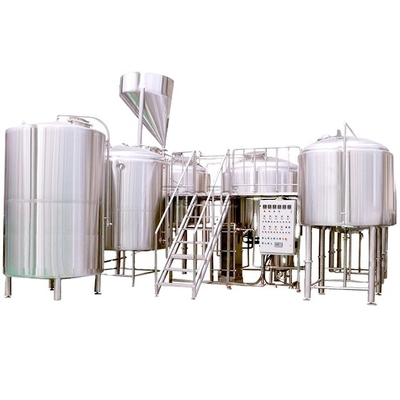 Tiantai 60HL 6000L Stainless Steel 5 Vessel Commercial Brewery Turnkey Factory Equipment Equipment Brewhouse Beer Brewing System