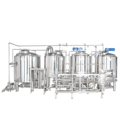 Micro Brewery Three Vessel Brewery System Beer Brewing Equipment Customized Stainless Steel Beer Making Tanks For Brewery