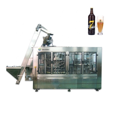 Füllende und mit einer Kappe bedeckende chemische Flüssigkeit der Maschine automatisch für das Biereinmachen